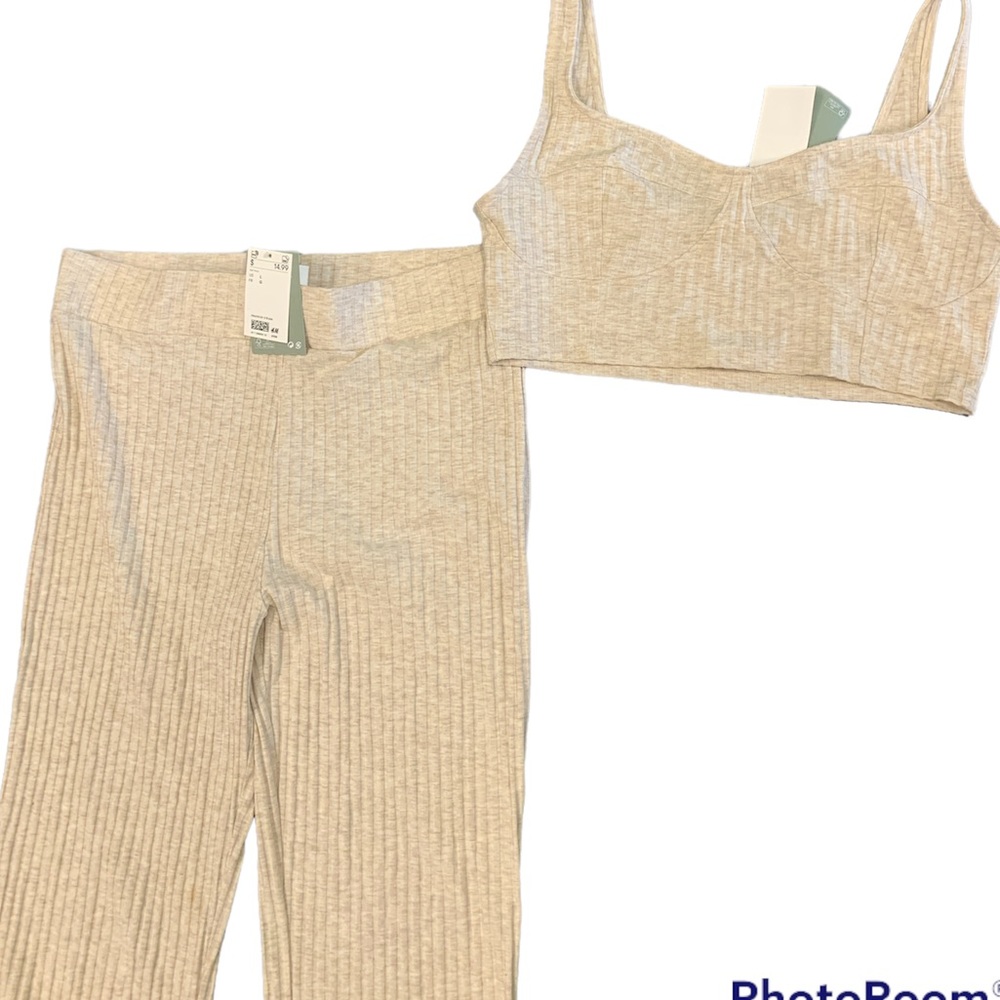 Croptop with Lounge flared pants